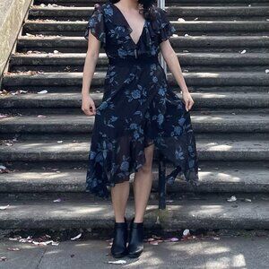 Cleobella Floral Ruffle Maxi Dress